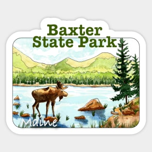 Baxter State Park, Maine Sticker